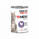 JOHN DOG 99 Menu Turkey - wet cat food - 400g