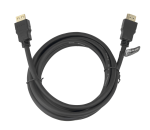 Didelės spartos Flex HDMI kabelis DELTACO, 2 m, su užraktu, 4K UHD, juodas / HDMI-1020D-FLEX-LOCK / 1903053