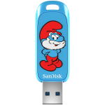 SANDISK USB 3.2,Ingot Type-A,130MB/s,Papa Smurf Edition,4x6 Blister,Global