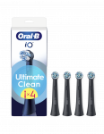 Oral-B | Replaceable toothbrush heads | iO UltimateClean | Heads | For adults | Number of brush heads included 4 | Black