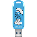 SANDISK USB 3.2,Ingot Type-A,130MB/s,Brainy Smurf Edition,4x6 Blister,Global