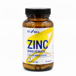 FitNWell Zinc cinko bisglicinatas 15mg, 90 kapsulių