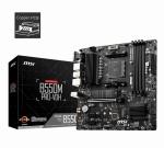 MSI | B550M PRO-VDH | Processor family AMD | Processor socket AM4 | DDR4 | Memory slots 4 | Number of SATA connectors 4 | Chipse