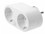 Maitinimo jungiklis DELTACO Smart Home, WiFi 2,4 GHz, baltas SH-P02E