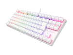 Genesis | THOR 303 | Mechanical Gaming Keyboard | Wired | US | Outemu Peach Silent | White