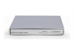 Gembird External USB DVD drive | DVD-USB-021-SV | Interface USB 2.0 | CD/DVD | CD read speed 24 x | CD write speed 24 x | Silver