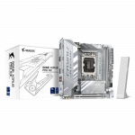 Gigabyte B860I AORUS PRO ICE | Processor family Intel | Processor socket LGA1851 | DDR5 | Supported hard disk drive interfaces S