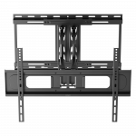 Sieninis laikiklis DELTACO, didelės apkrovos, tvirtas, visi&scaron;kai judinamas 37 86", 80 kg, juodas / ARM-0260-B / 1903422