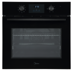 Midea Oven | MBO65M80D2-BK | 70 L | Electric | Aqua Clean/Hydro Clean | Mechanical | Convection | Height 59.5 cm | Width 57.5 cm