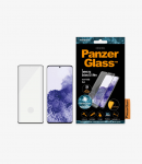 PanzerGlass | Samsung | Galaxy S21 Ultra Series | Antibacterial glass | Black | Case Friendly, Compatible with the in-screen fin