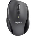 Logitech Marathon M705 belaidė lazerinė pelė, USB, 1000dpi, 7 mygtukai, juoda ir pilka