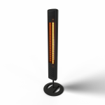 Mill | Outdoor Heater | OH2000ULGPFLOOR | Patio heater | 2000 W | Black | IP65