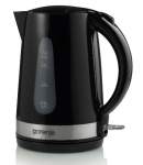Gorenje | Kettle | K17BK | Standard | 2200 W | 1.7 L | Plastic/ metal | 360 rotational base | Black
