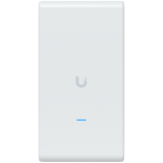 Ubiquiti U6-Mesh-Pro-EU Indoor/outdoor WiFi 6 AP with 4 spatial streams, an integrated super antenna, and a gigabit passthrough