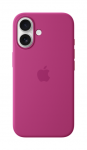 MYY53ZM/A iPhone 16 Silicone Case with MagSafe, Fuchsia