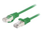 Lanberg Patchcord CAT.6 FTP 1M fluke passed 10-pack, Green | PCF6-20CC-0100-G