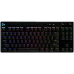 LOGITECH G PRO X TKL LIGHTSPEED Mechanical Gaming Keyboard - BLACK - US INT'L - TACTILE