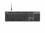 Natec Amberjack | Keyboard | Wired | US | Linear | White backlight, Hot-swappable switches, Anti-ghosting, Built-in memory, Macr