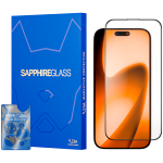 iLera Sapphire Ultra Glass 2.0 ekrano apsauginis stiklas iPhone 17, juoda