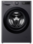 LG F4WR510SBM Skalbimo ma&scaron;ina, 10kg, A klasė, 1360aps./min., gylis 56,5cm, garų funkcija, AI DD, &scaron;viesiai juoda