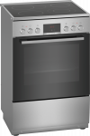 Bosch | Cooker | HKR39A250U | Hob type Vitroceramic | Oven type Electric | Stainless steel | Width 60 cm | Electronic ignition |