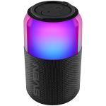 portable speaker SVEN PS-130, red, power output 10W (RMS), TWS, Bluetooth, USB, lithium battery