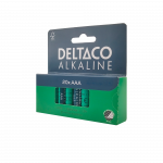 AAA &scaron;arminės baterijos DELTACO, 20 vnt. pakuotė / LR03-20B / 1903324