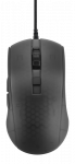 Pusiau permatoma DELTACO GAMING žaidimų pelė, DM310, RGB, itin lengva, juoda / GAM-144