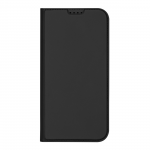Dux Ducis Skin Pro iPhone 16 Pro Case with Flip and Card Slot, Black