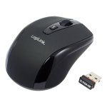 Logilink | Maus optisch Funk 2.4 GHz | wireless | 2.4GH wireless mini mouse with autolink | Black