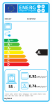 INDESIT Cooker | I5V8PMW | Hob type Ceramic | Oven type Electric | White | Width 50 cm | Depth 60 cm | 55 L