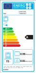BEKO CUV6732XG elektrinė viryklė su stiklokeramine kaitlente, 72l, A klasė, 60cm, nerūdijančiojo plieno spalvos
