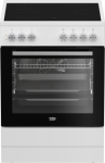BEKO CUV6712B elektrinė viryklė su stiklokeramine kaitlente, 72l, A klasė, 60cm, balta