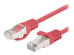 Lanberg Patchcord CAT.6 FTP 1M fluke passed 10-pack, Red | PCF6-20CC-0100-R