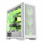Gamemax Case | LEADER 2 WH | White | E-ATX | Power supply included No