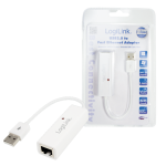 Logilink | Fast Ethernet USB 2.0 to RJ45 Adapter: | White