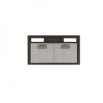 CATA | Hood | GT-PLUS 45 BK /M | Canopy | Energy efficiency class C | Width 60 cm | 645 m /h | Mechanical control | LED | Black