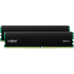 Crucial Pro OC 32GB Kit (2X16GB) DDR5-6400 UDIMM CL38 Black