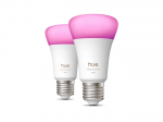 Philips Hue WCA 1100 A60 2P EU | E27 | 8.1 W | White and colour light | Bluetooth and Zigbee