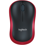 LOGITECH M185 Wireless Mouse - RED - EER2