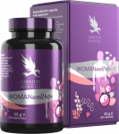Carnium Botanicals WOMANwell 40 Plus maisto papildas moterims, 60 kapsulių