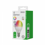 LED lemputė DELTACO SMART HOME, E14, RGB, WiFi, 4.9W / SH-LE14G45RGB02 / 1902595