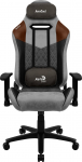 Aerocool DUKE AeroSuede Universali kompiuterinių žaidimų kėdė Juoda, Ruda, Pilka