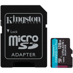 Kingston Technology Canvas Go! Plus 128 GB MicroSD UHS-I Klasės 10