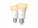 Philips Hue WA 1100 A60 2P EU | E27 | 8.1 W | Warm to cool white light | Bluetooth and Zigbee