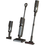 Aeno Cordless Transformer Vacuum Cleaner, Wet and Dry cleaning, 200W, 4000mAh 14kPa 21,6V, 2 rollers, autocleaning and drying