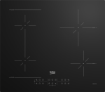 BEKO Hob | HII64200SFMT | Induction | Number of burners/cooking zones 4 | Touch | Timer | Black