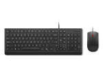 Lenovo Essential Wired Combo Keyboard and Mouse | Keyboard and Mouse Set | Wired | Mouse included | Estonian | Black