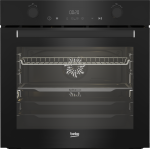 BEKO Oven | BBVM17400B | 72 L | Electric | Hydrolytic | Electronic | Steam function | Height 59.5 cm | Width 59.4 cm | Black