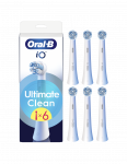 Oral-B | Replaceable toothbrush heads | iO UltimateClean | Heads | For adults | Number of brush heads included 6 | White